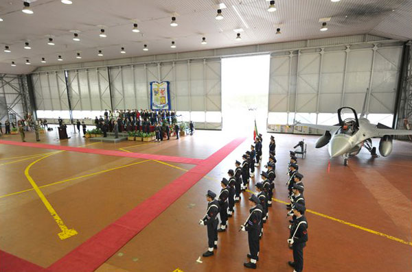 Cerimonia chiusura linea F-16 Aeronautica Militare